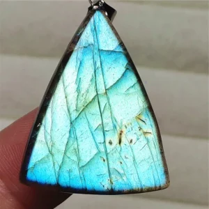 Purple Labradorite Pendant, Rare Natural Stone Necklace - Image 71