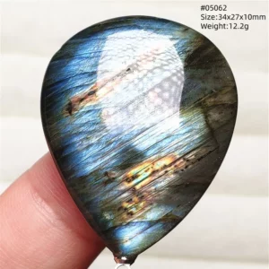 Purple Labradorite Pendant, Rare Natural Stone Necklace - Image 40