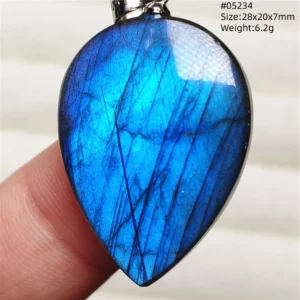 Purple Labradorite Pendant, Rare Natural Stone Necklace - Image 58
