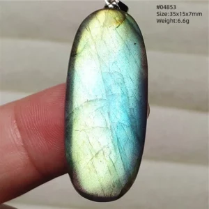 Purple Labradorite Pendant, Rare Natural Stone Necklace - Image 51
