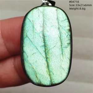 Purple Labradorite Water Drop Pendant with Gold Flash - Image 63