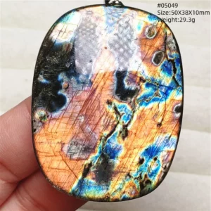 Rare Purple & Blue Labradorite Pendant, Women & Men - Image 23