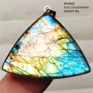 Purple Labradorite Pendant with Natural Flash - Image 61