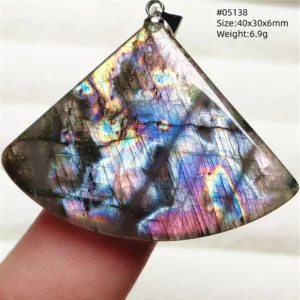 Purple Labradorite Pendant with Natural Flash - Image 39
