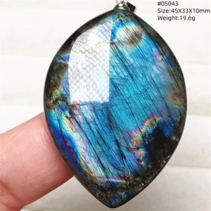 Rare Purple & Blue Labradorite Pendant, Women & Men - Image 13