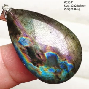Purple Labradorite Pendant with Natural Flash - Image 60