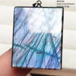 Rare Purple & Blue Labradorite Pendant, Women & Men - Image 16