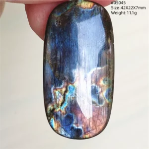 Rare Purple & Blue Labradorite Pendant, Women & Men - Image 14