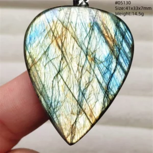 Purple Labradorite Pendant with Natural Flash - Image 52