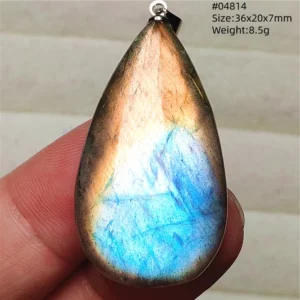 Purple Labradorite Pendant with Natural Flash - Image 43