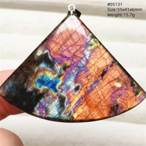 Purple Labradorite Pendant with Natural Flash - Image 50