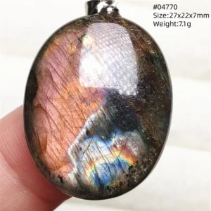 Purple Labradorite Pendant with Natural Flash - Image 18