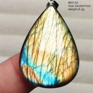 Purple Labradorite Pendant with Natural Flash - Image 47