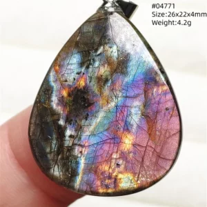 Purple Labradorite Pendant with Natural Flash - Image 42
