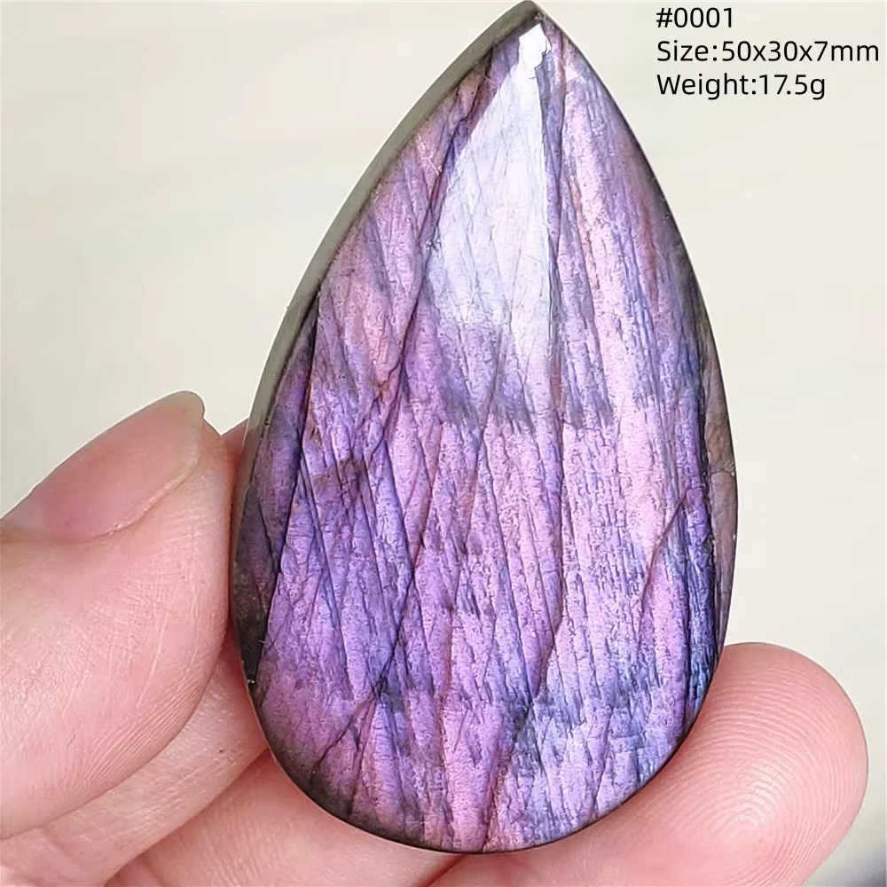 Purple Labradorite Pendant with Natural Flash