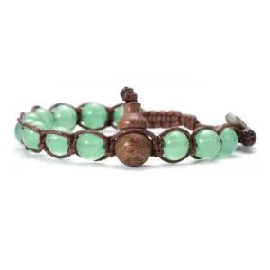Natural Stone Tibetan Buddhist Ruyi Gourd Meditation Bracelet - Image 7