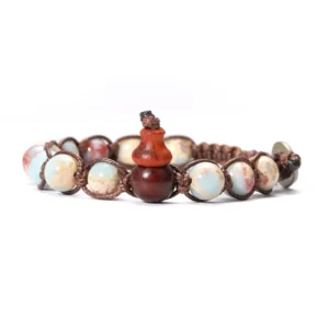 Natural Stone Hand-Woven Lucky Charm Bracelet - Image 15