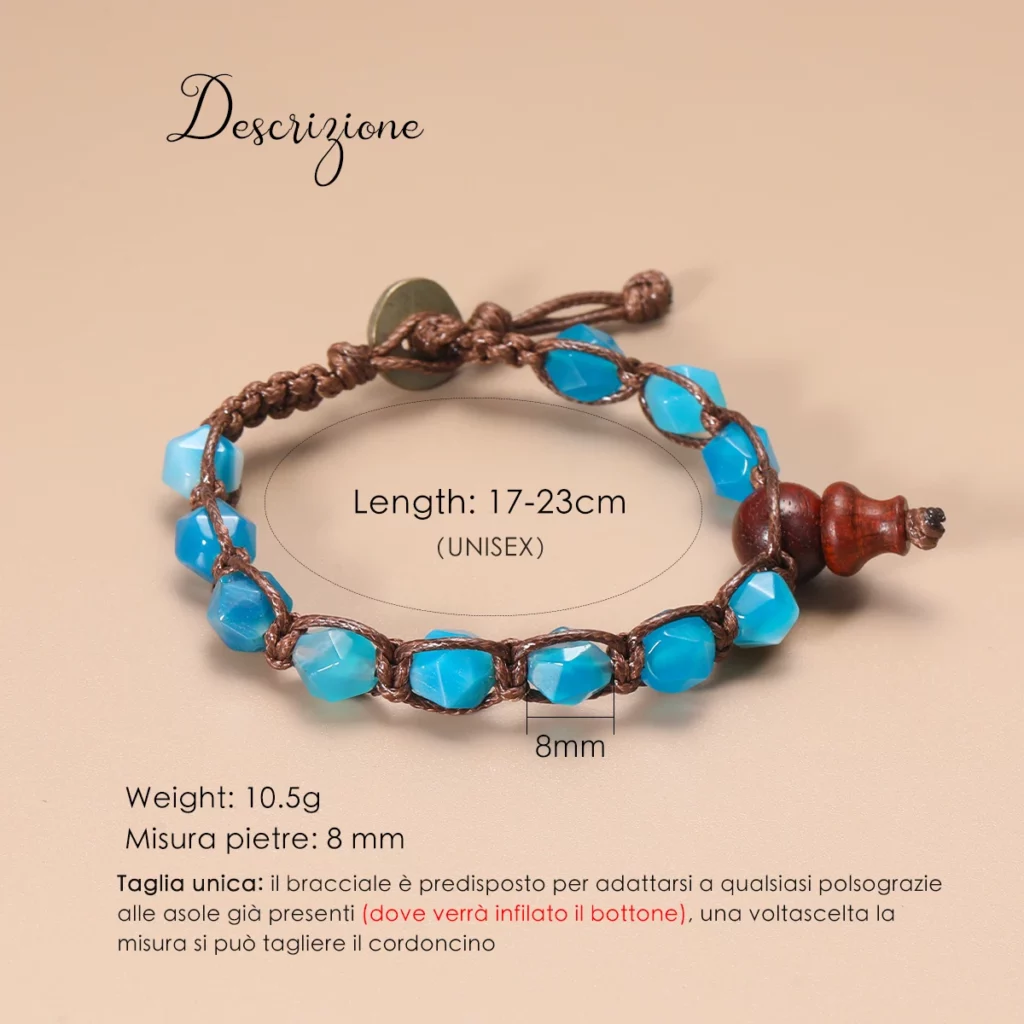 Natural Stone Handwoven Adjustable Lucky Bracelet