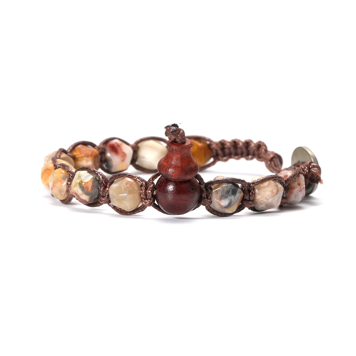 Natural Stone Handwoven Adjustable Lucky Bracelet - Image 38