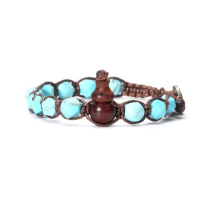 Natural Stone Handwoven Adjustable Lucky Bracelet - Image 35