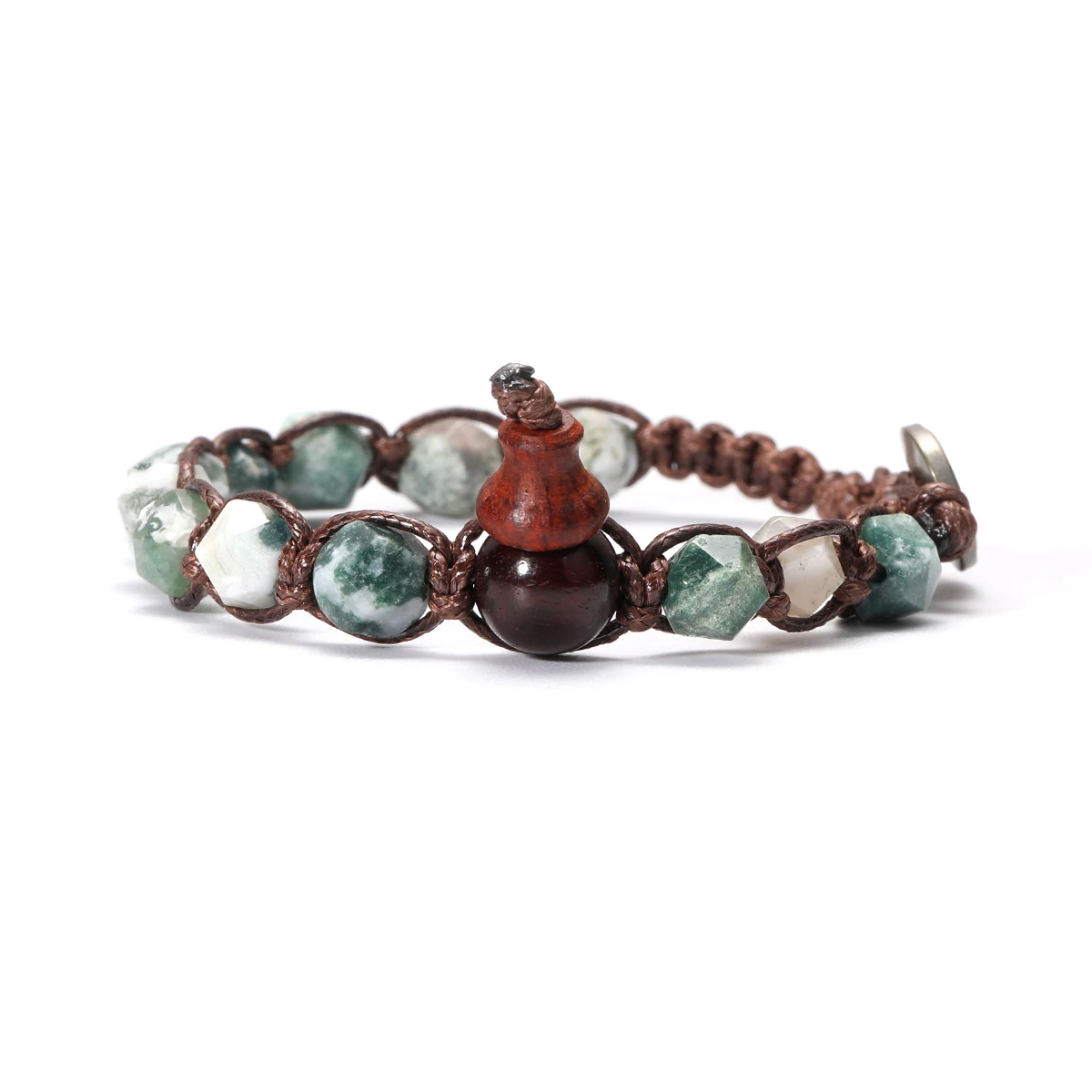 Natural Stone Handwoven Adjustable Lucky Bracelet - Image 17
