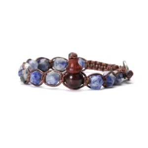 Natural Stone Handwoven Adjustable Lucky Bracelet - Image 10