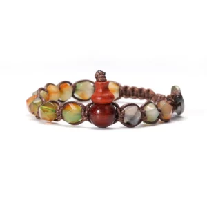 Natural Stone Handwoven Adjustable Lucky Bracelet - Image 30
