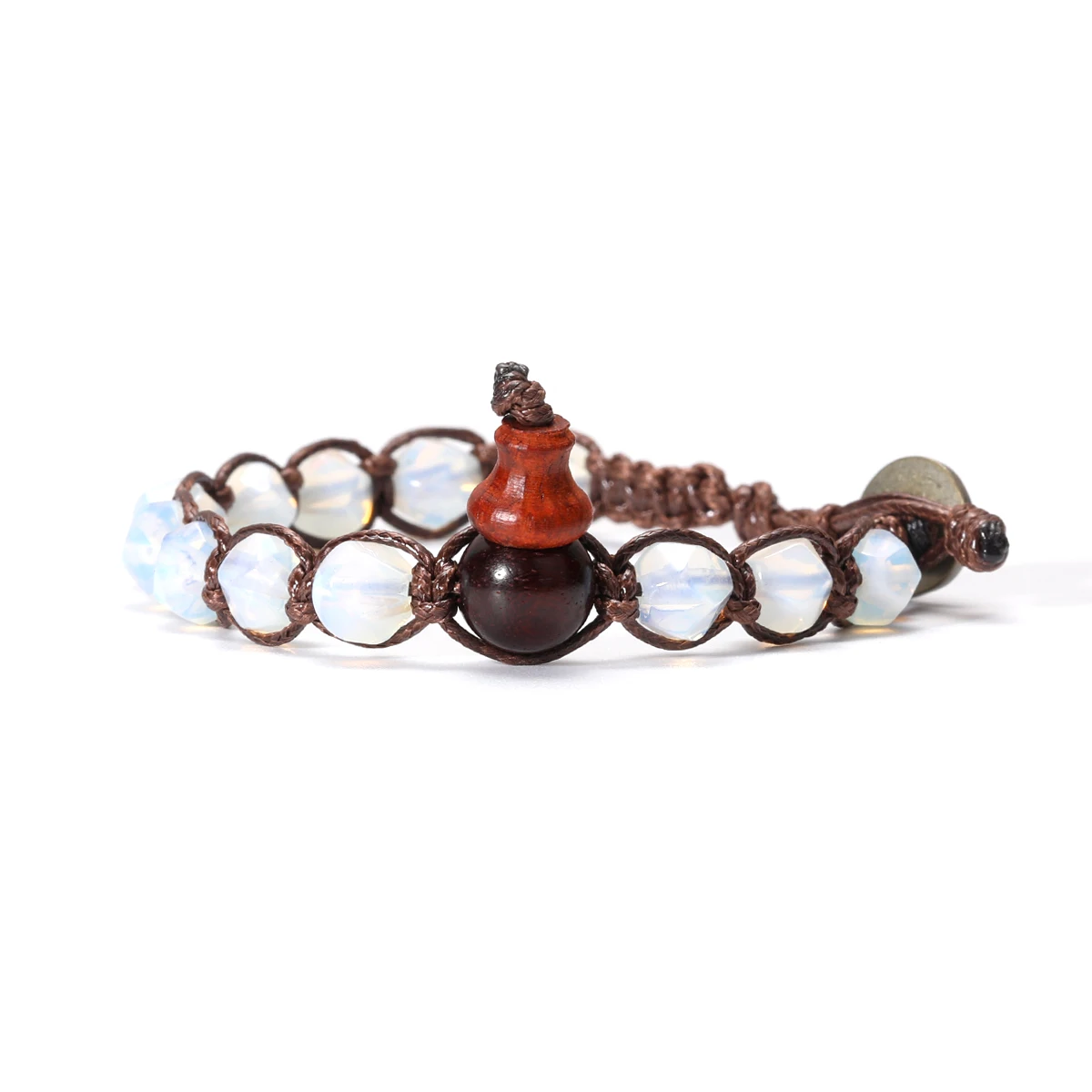 Natural Stone Handwoven Adjustable Lucky Bracelet - Image 11