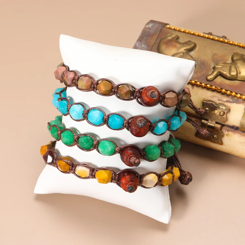 Natural Stone Handwoven Adjustable Lucky Bracelet