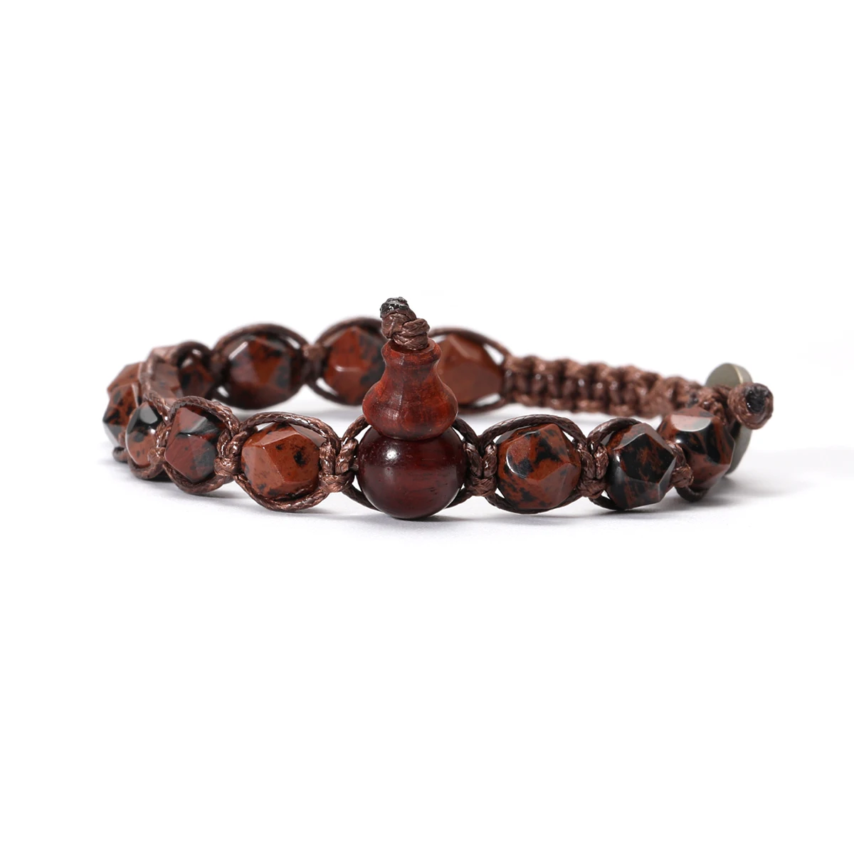 Natural Stone Handwoven Adjustable Lucky Bracelet - Image 7