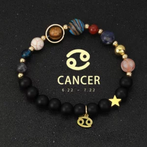 Celestial Crystal Zodiac Bracelet with Eight Planets - Image 10