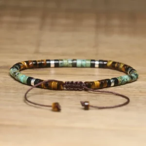 Natural Stone Adjustable Beaded Bracelet for Women - Image 6