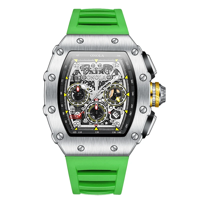 ONOLA Men's Luxury Multifunction Sports Quartz Watch