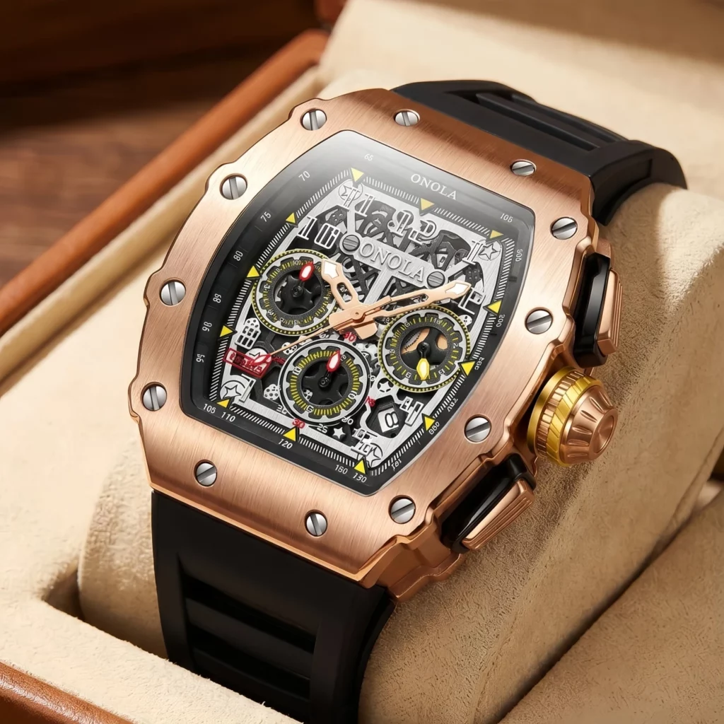 ONOLA Men's Luxury Multifunction Sports Quartz Watch