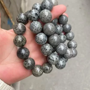 Rare Natural Hotan Jade Bead Bracelet, Certified - Image 2