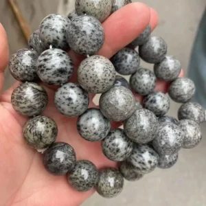 Rare Natural Hotan Jade Bead Bracelet, Certified - Image 5