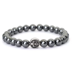 Natural Stone Bracelet for Men: Volcanic Rock and Tiger Eyes - Image 8
