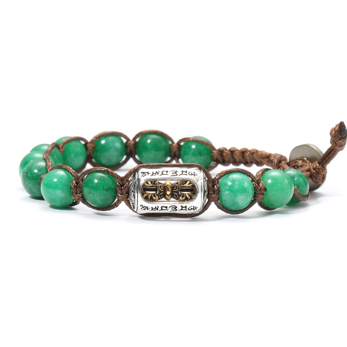 Natural Stone Red Sandalwood 8mm Prayer Beads Bracelet - Image 9