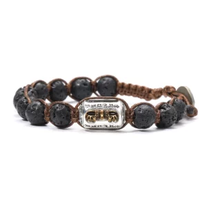Natural Stone Red Sandalwood 8mm Prayer Beads Bracelet - Image 7