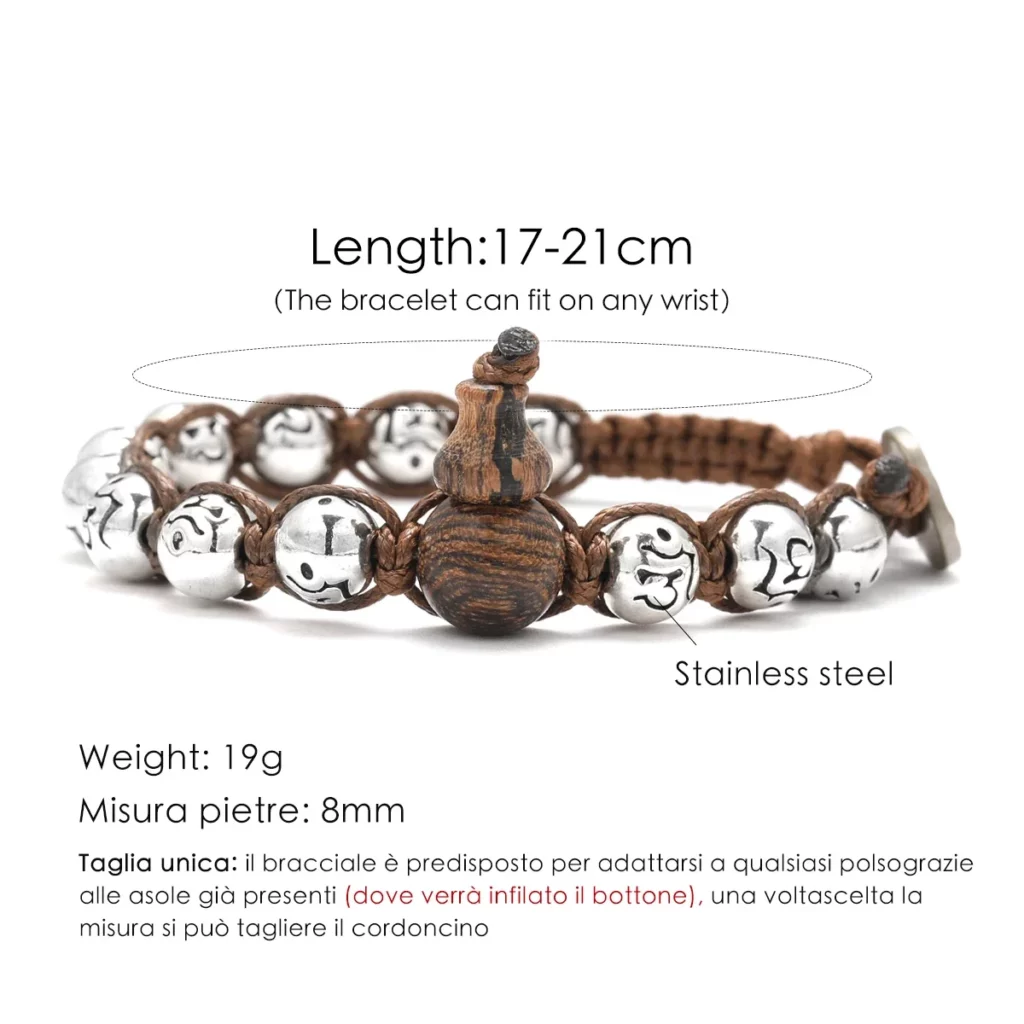 Tibetan Healing Auspicious Peace Gourd Bracelet