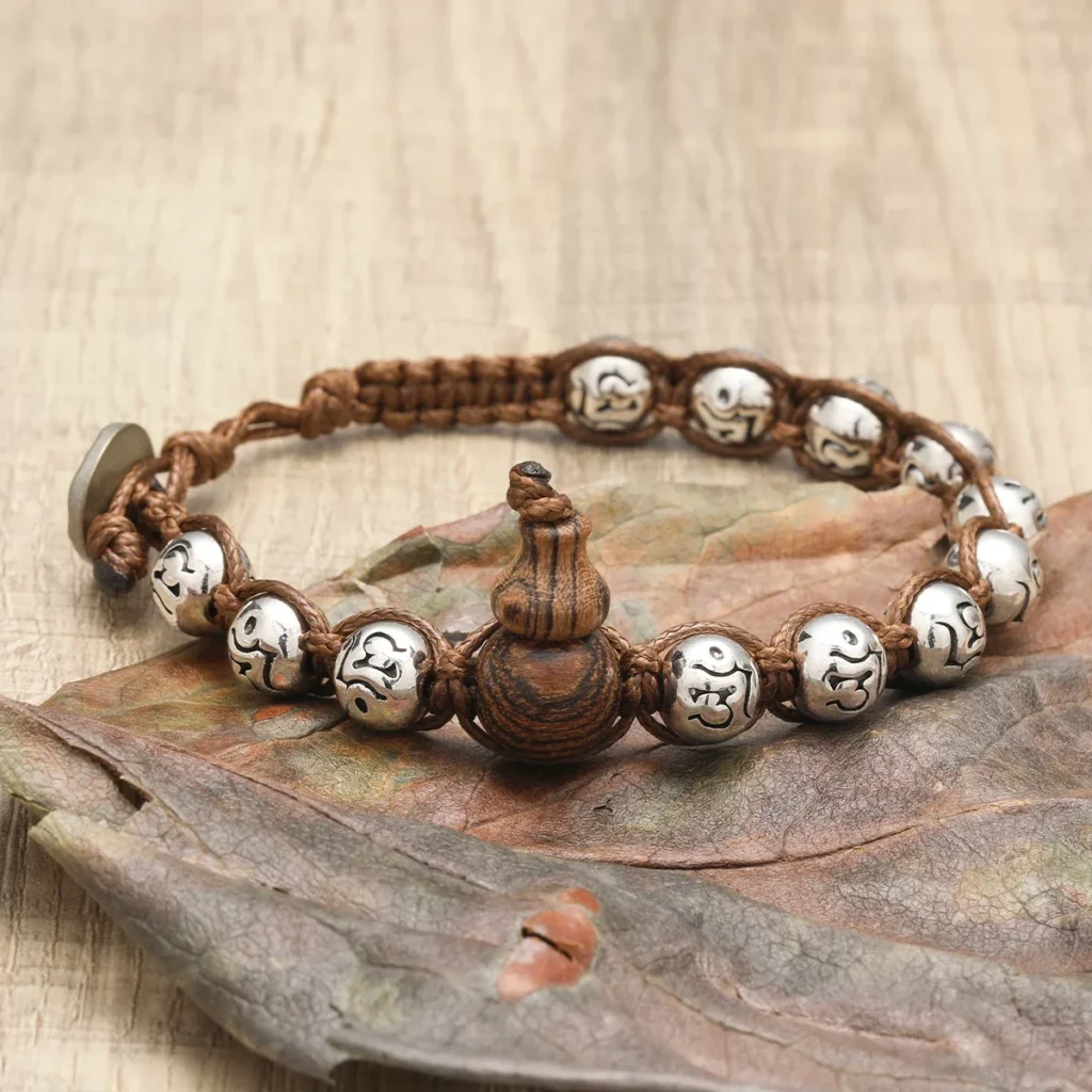 Tibetan Healing Auspicious Peace Gourd Bracelet