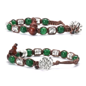 Tibetan Healing Auspicious Peace Gourd Bracelet - Image 7