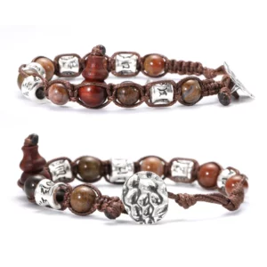Tibetan Healing Auspicious Peace Gourd Bracelet - Image 8