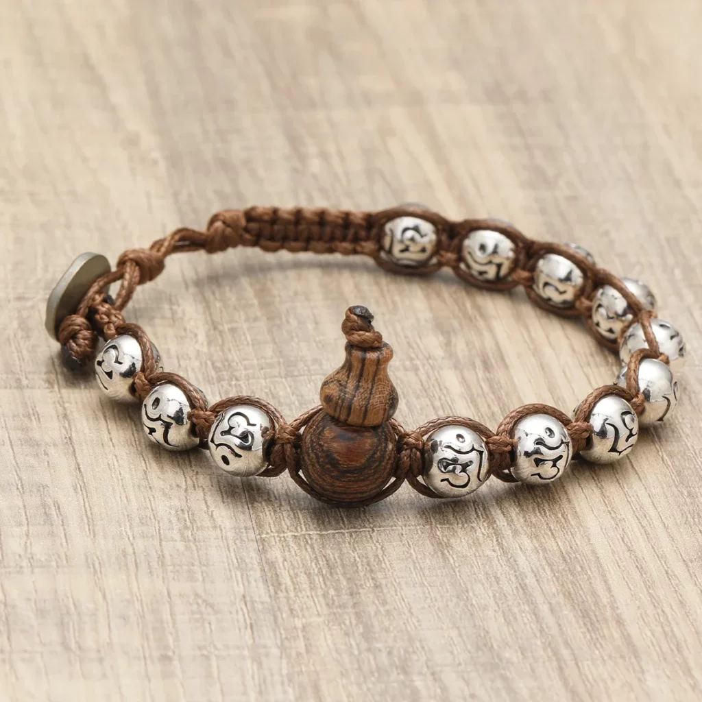 Tibetan Healing Auspicious Peace Gourd Bracelet