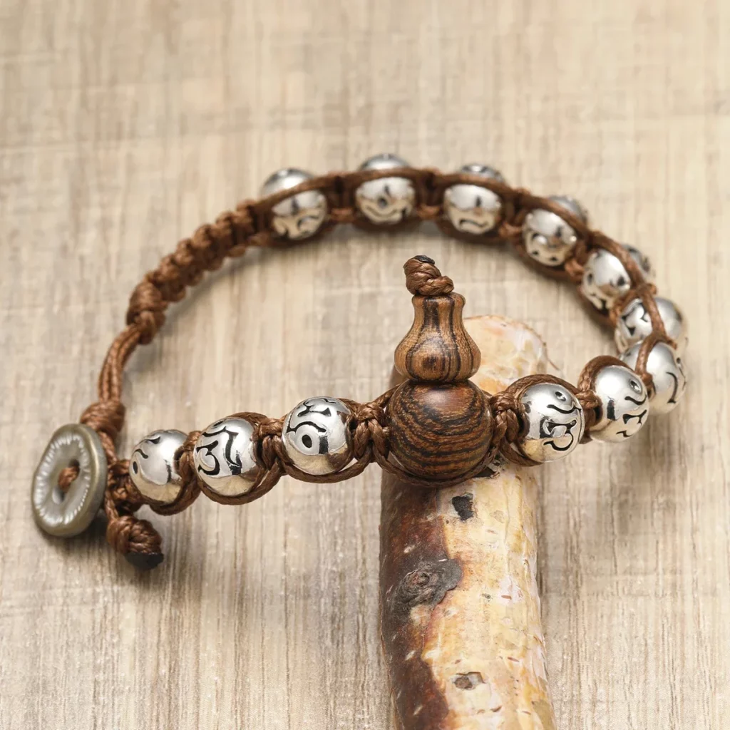 Tibetan Healing Auspicious Peace Gourd Bracelet