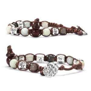 Tibetan Healing Auspicious Peace Gourd Bracelet - Image 13