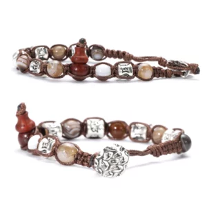 Tibetan Healing Auspicious Peace Gourd Bracelet - Image 14