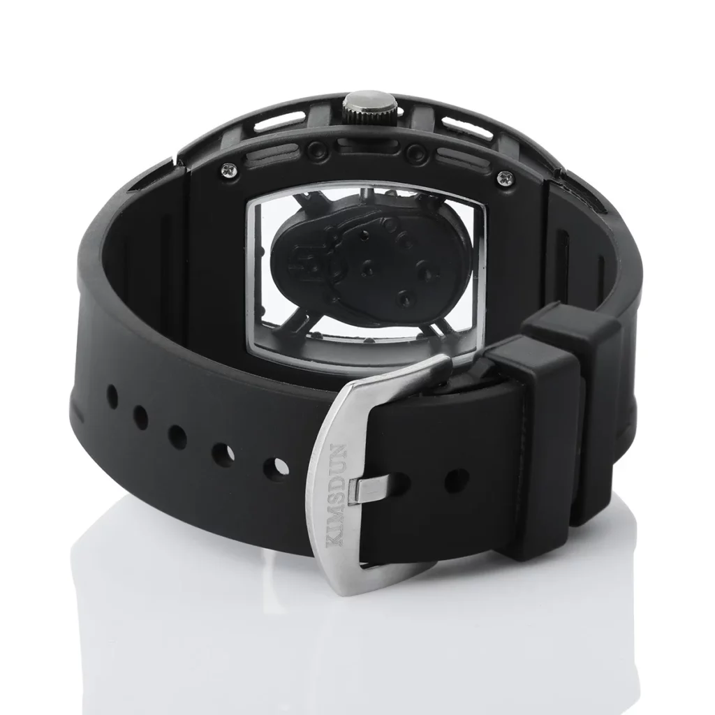 Skull Hollow Quartz Watch: Y2K Gothic Punk Style