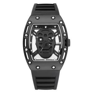 Skull Hollow Quartz Watch: Y2K Gothic Punk Style - Image 5
