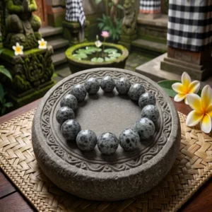 Rare Natural Hotan Jade Bead Bracelet, Certified - Image 1